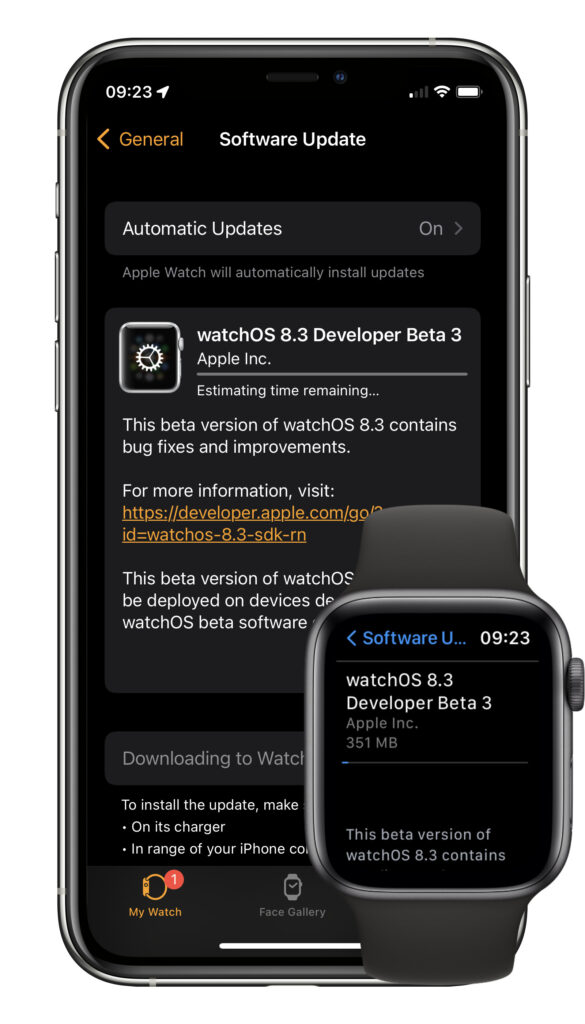 watchOS 8.3 Beta 3 update